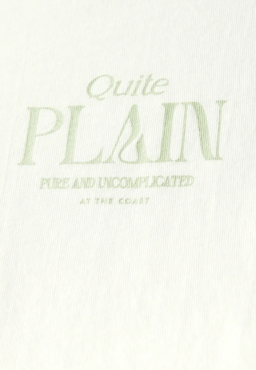 Basic shirt met tekst