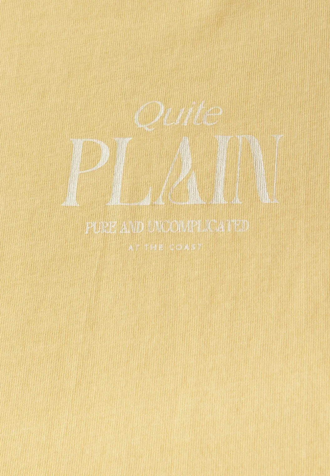 Basic shirt met tekst