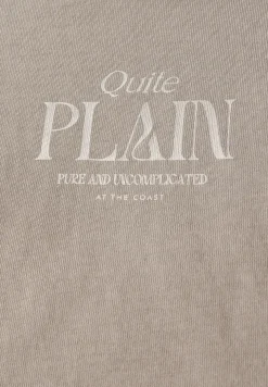 Basic shirt met tekst