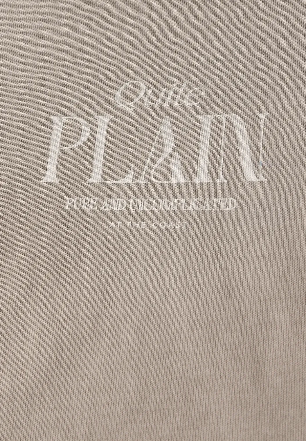 Basic shirt met tekst