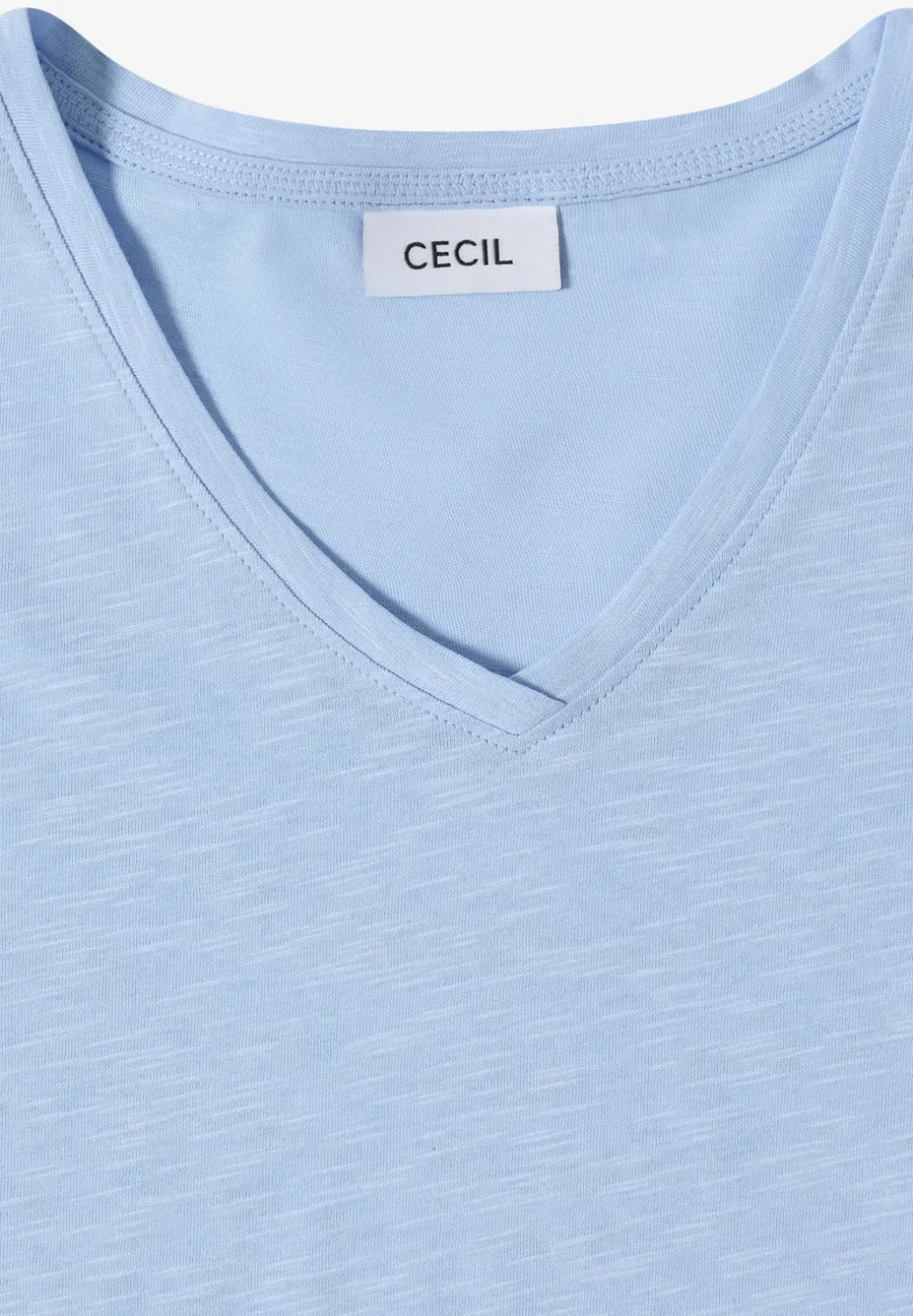 Basic Shirt met V-hals