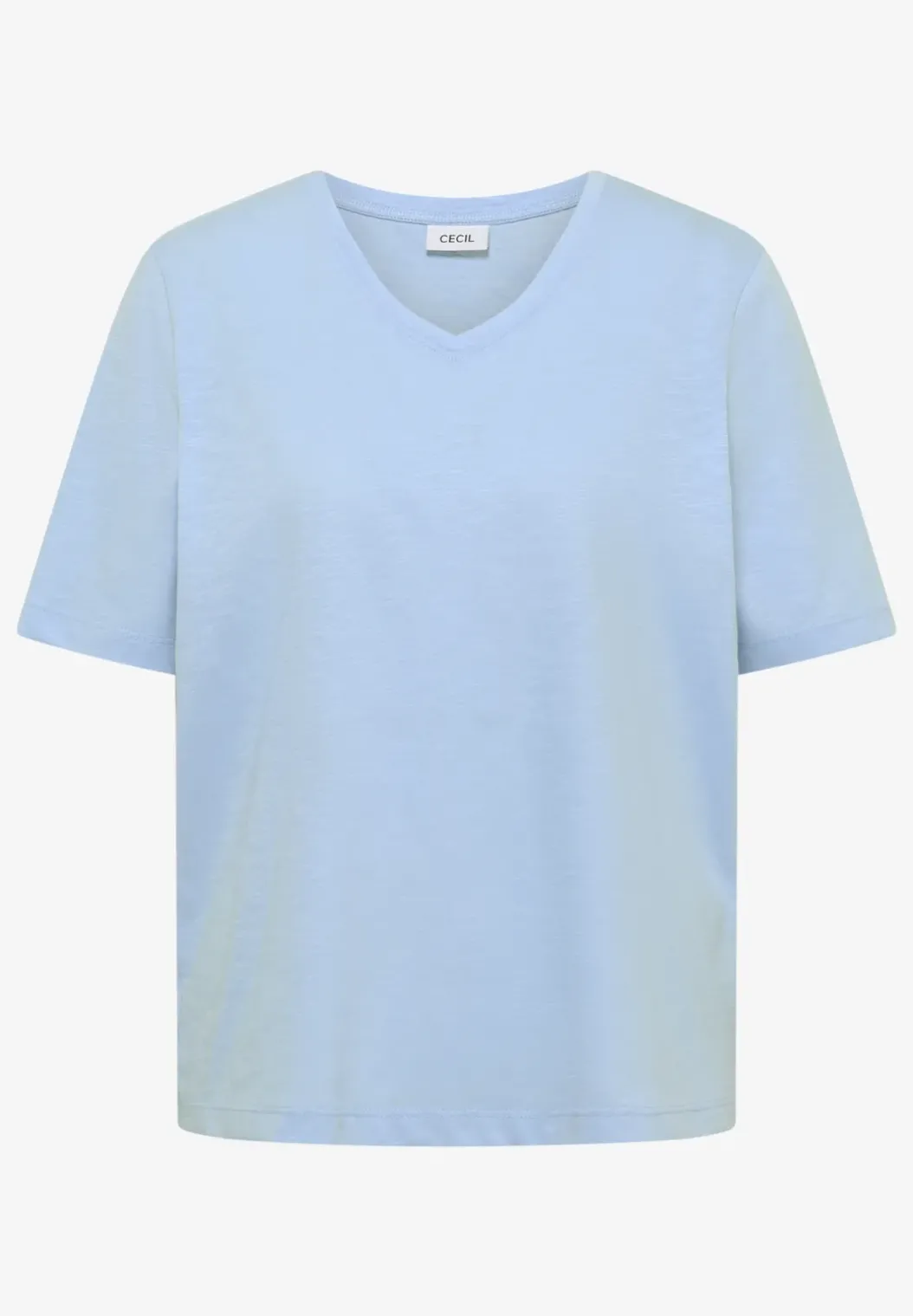 Basic Shirt met V-hals