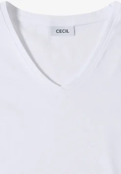 Basic Shirt met V-hals