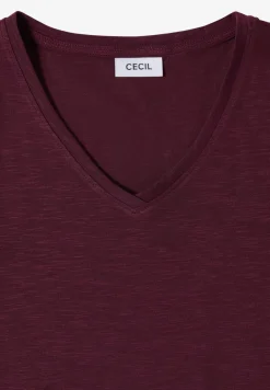 Basic Shirt met V-hals