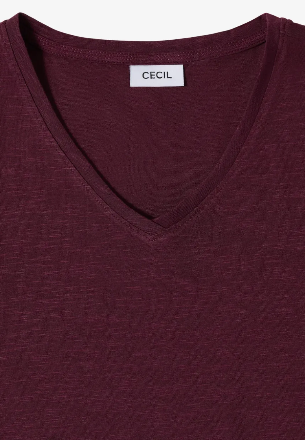 Basic Shirt met V-hals