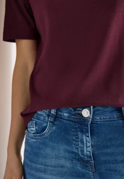 Basic Shirt met V-hals
