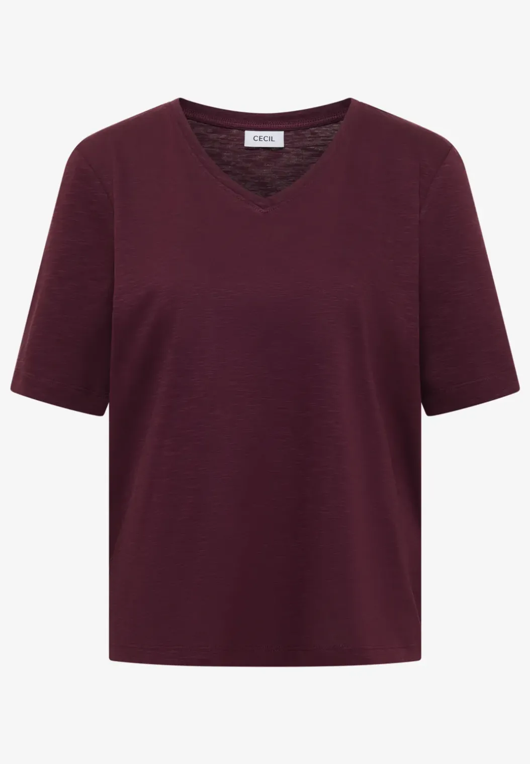 Basic Shirt met V-hals