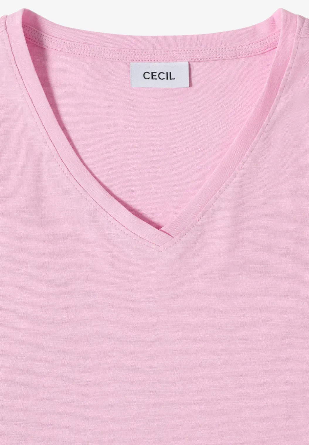 Basic Shirt met V-hals