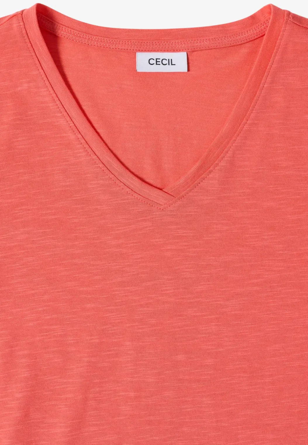 Basic Shirt met V-hals