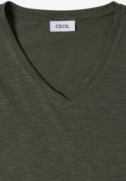 Basic Shirt met V-hals