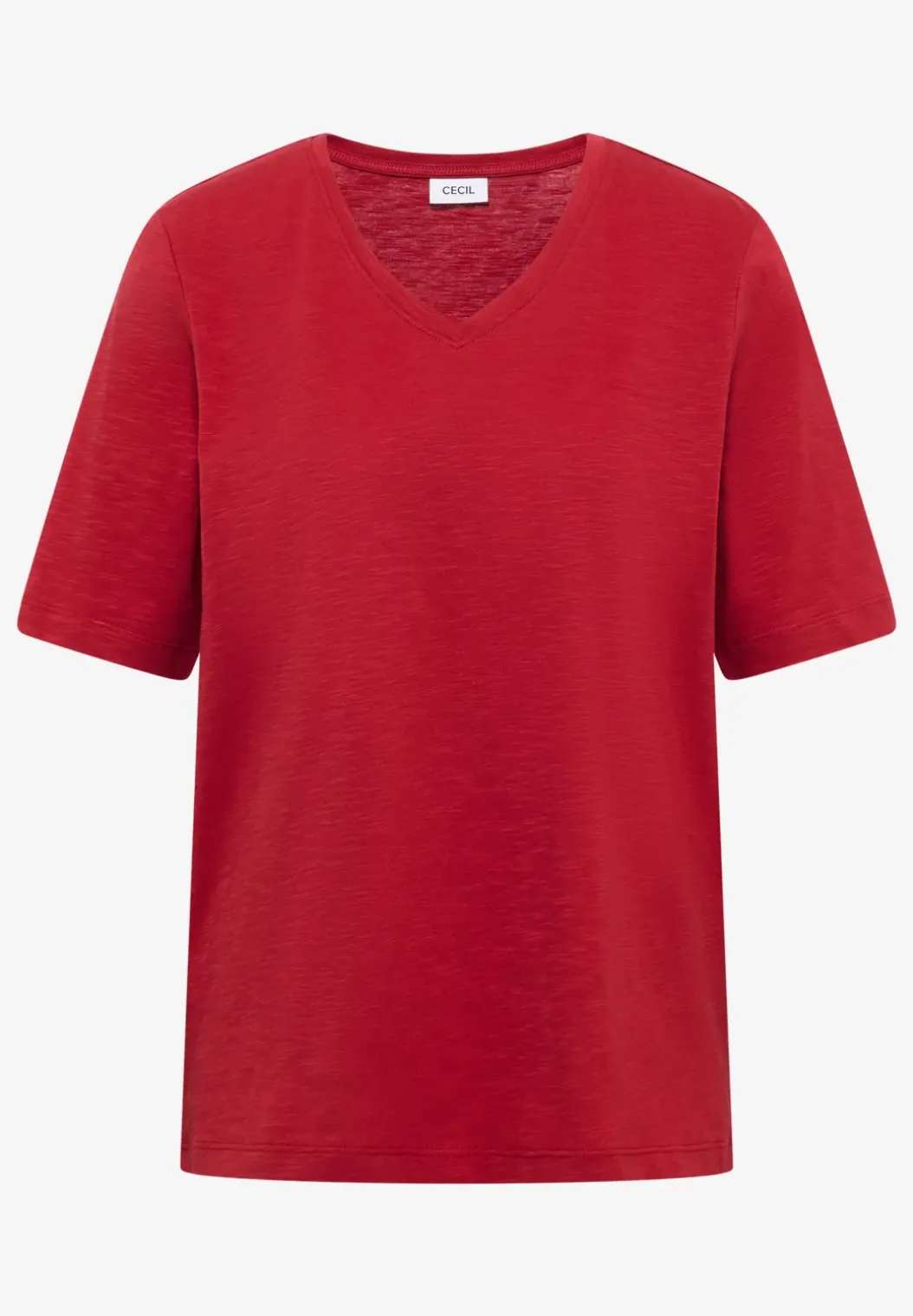 Basic Shirt met V-hals