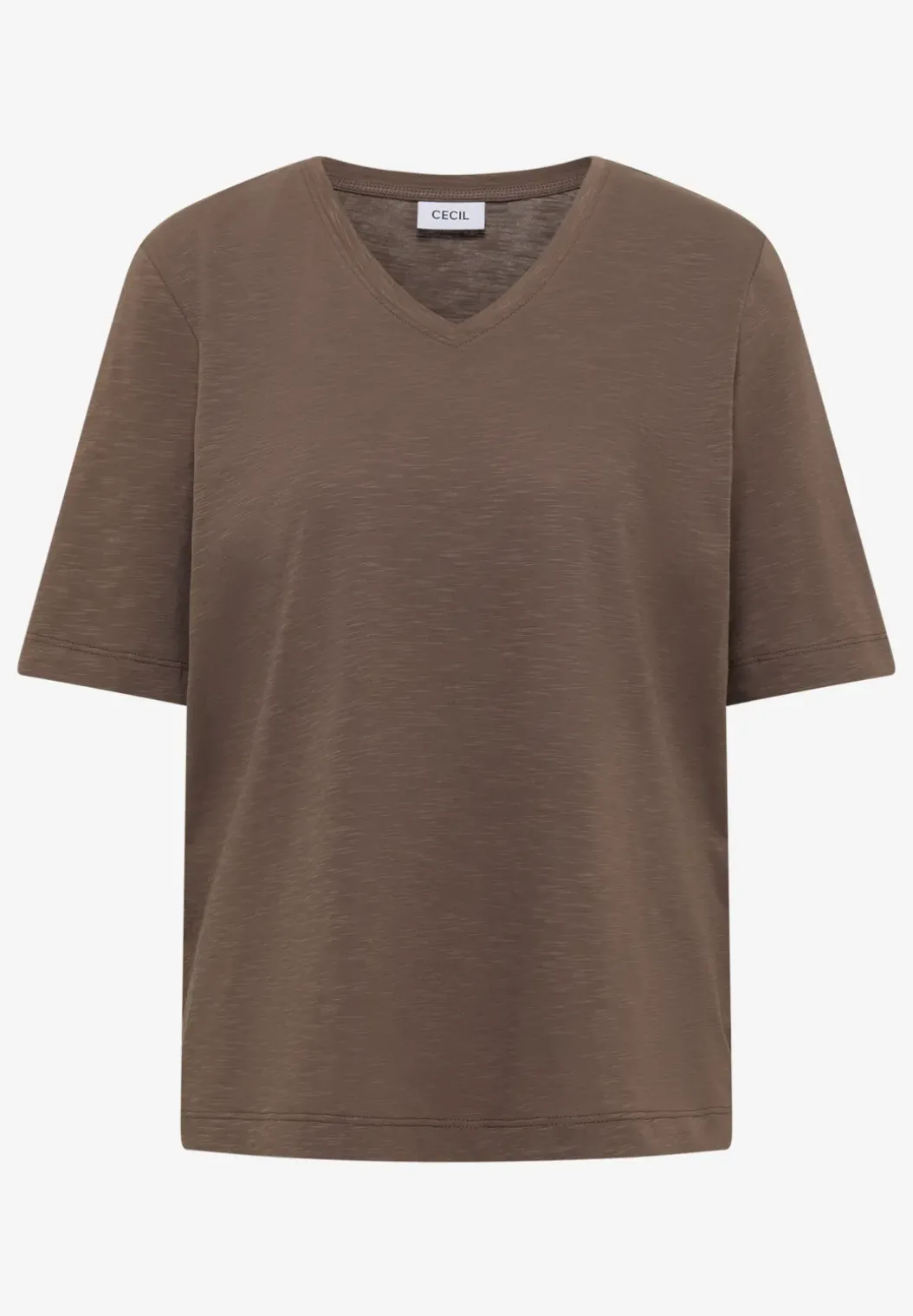 Basic Shirt met V-hals