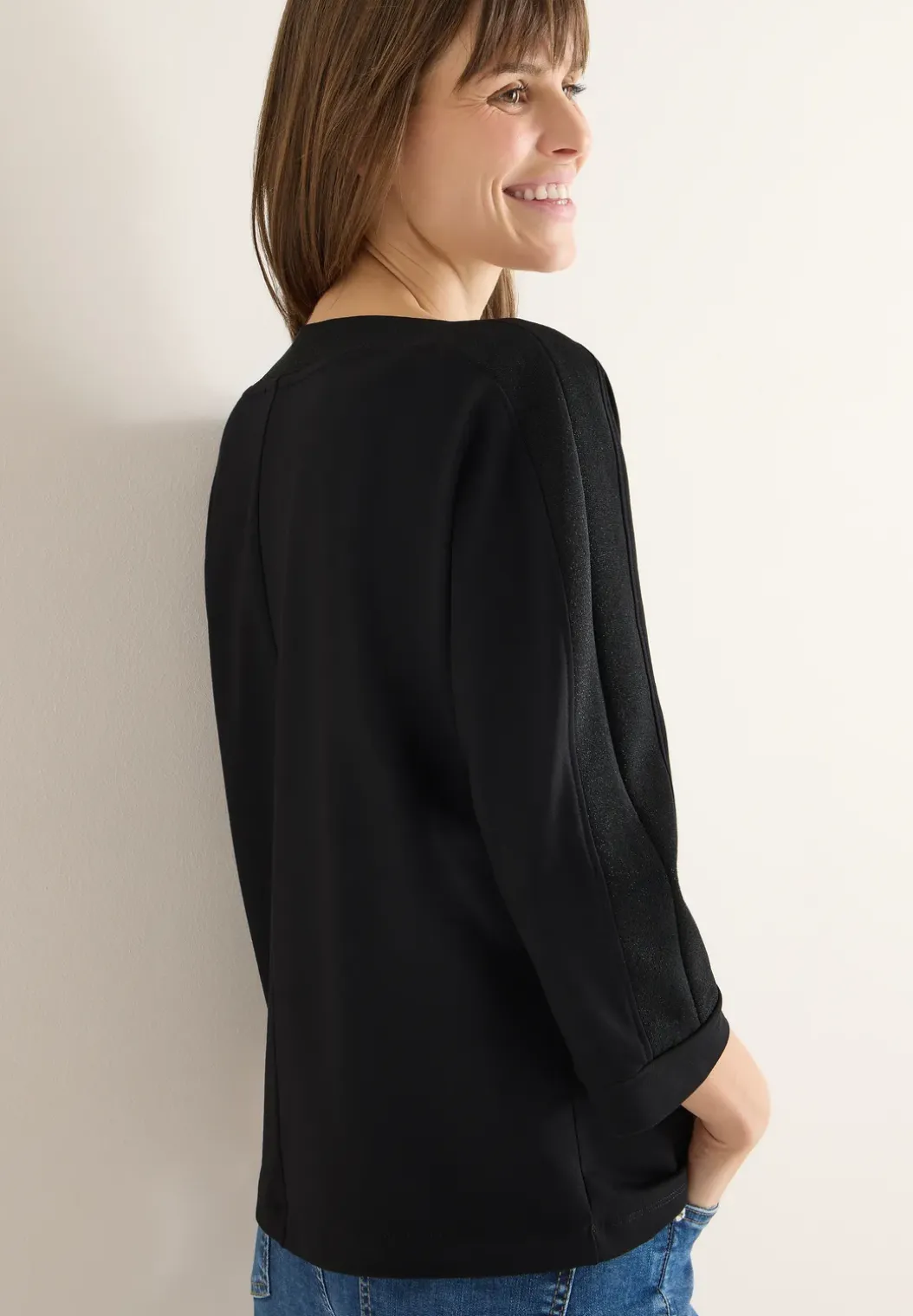 Batwing shirt met tape