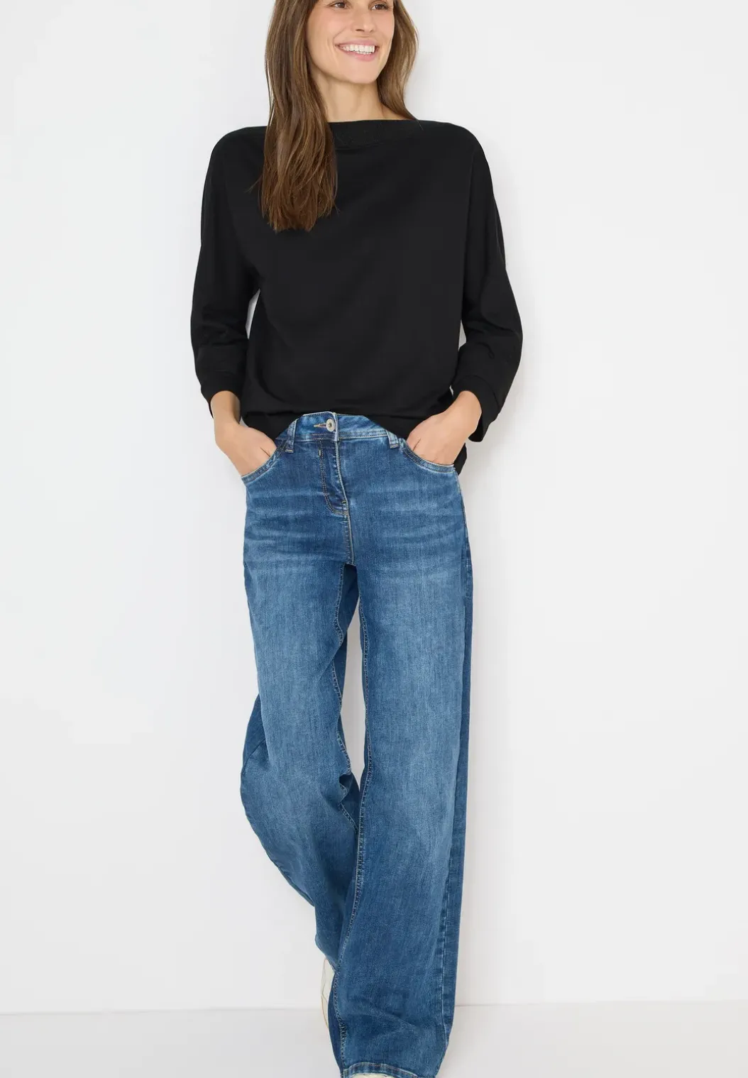 Batwing shirt met tape