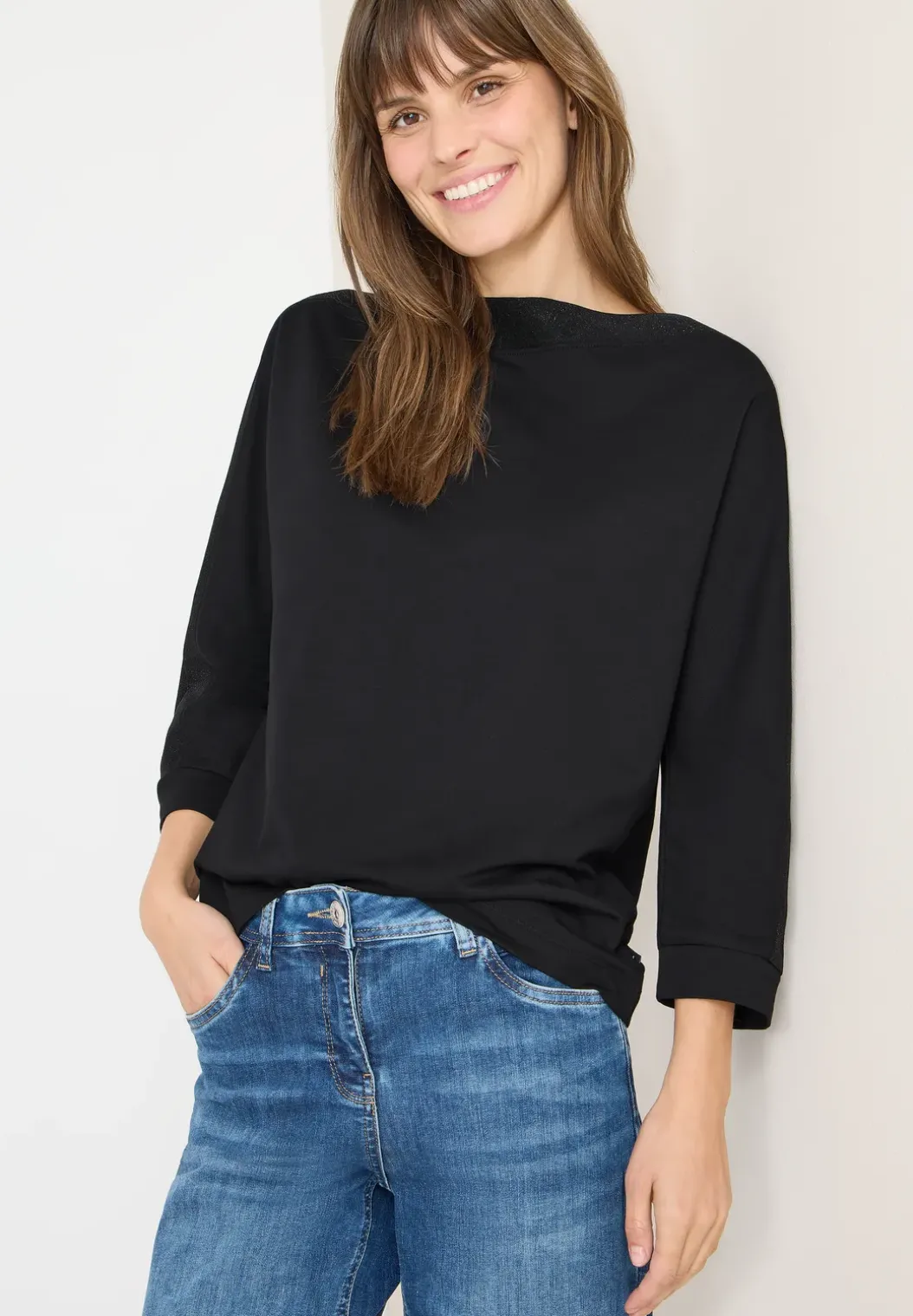 Batwing shirt met tape