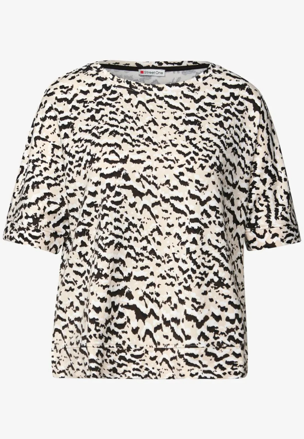Batwing shirt met patroon