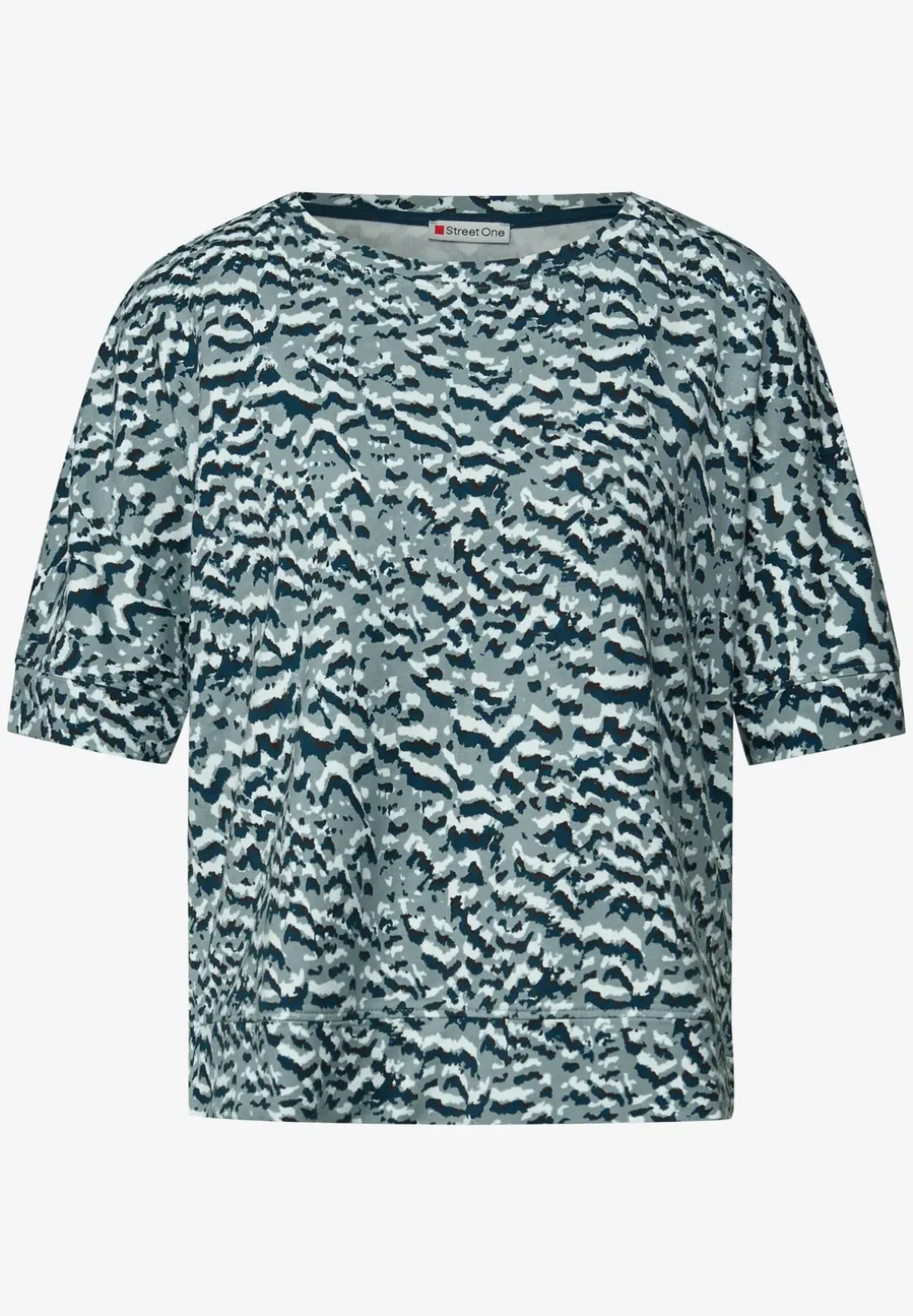 Batwing shirt met patroon