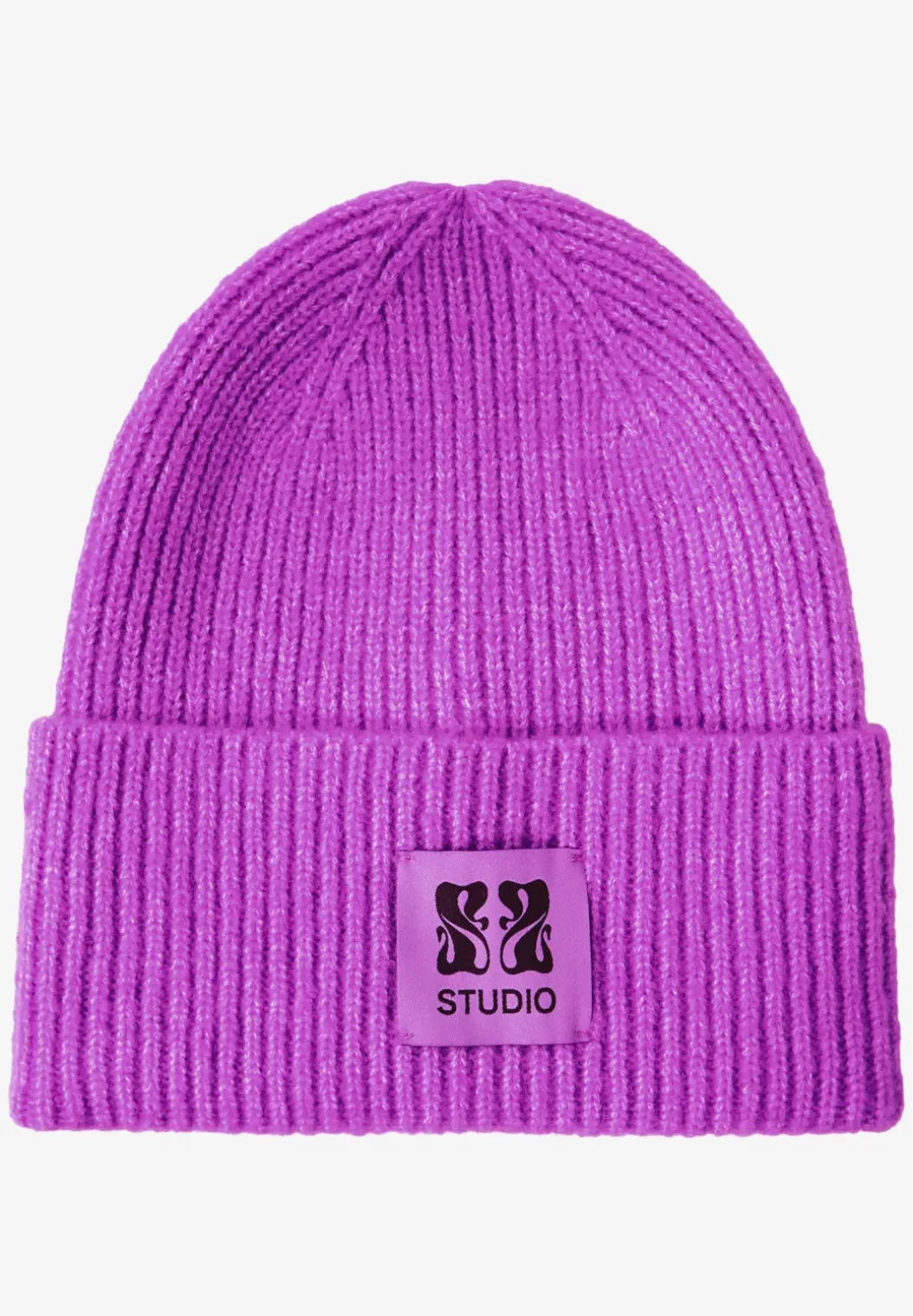 Beanie met badge