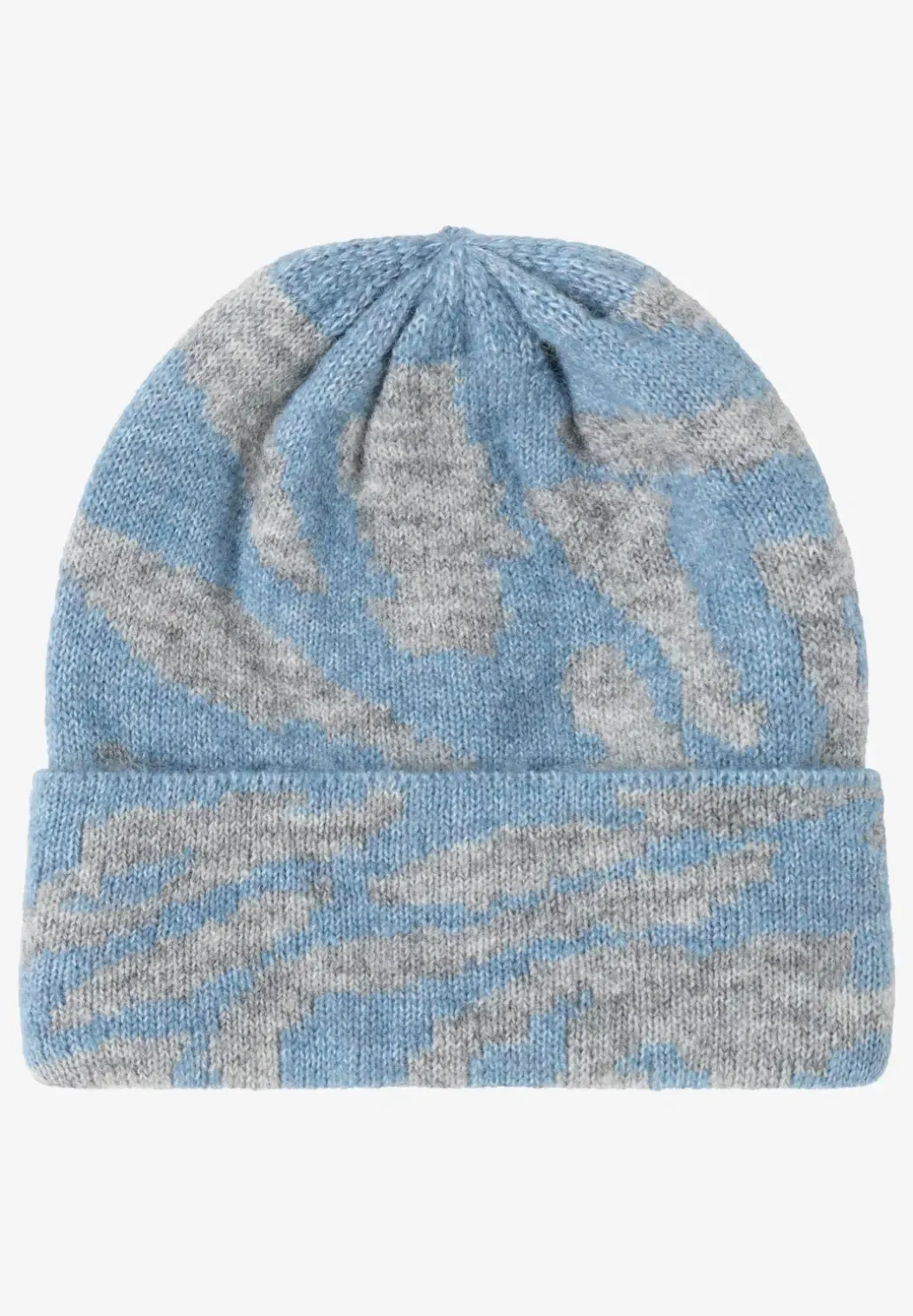 Beanie met zebrapatroon
