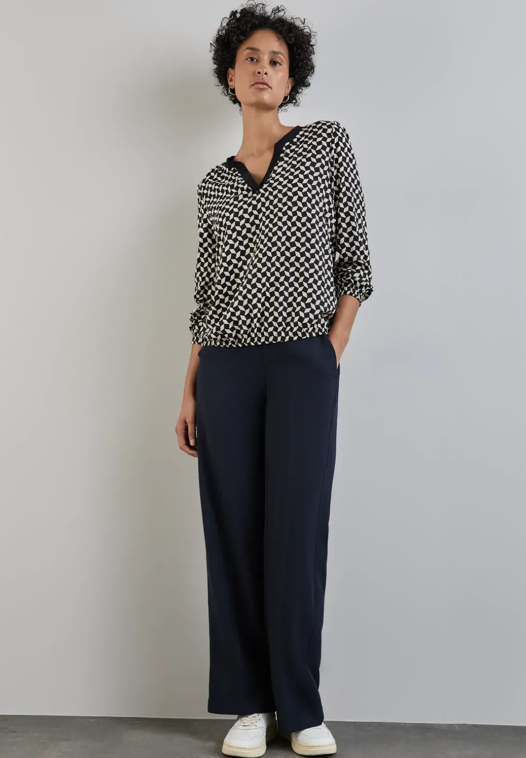Bedrukte blouse