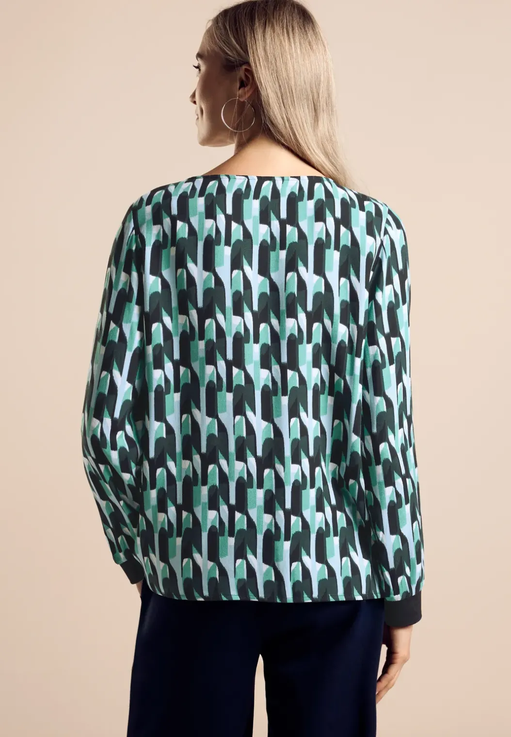 Bedrukte blouse