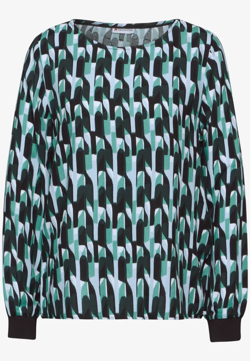 Bedrukte blouse
