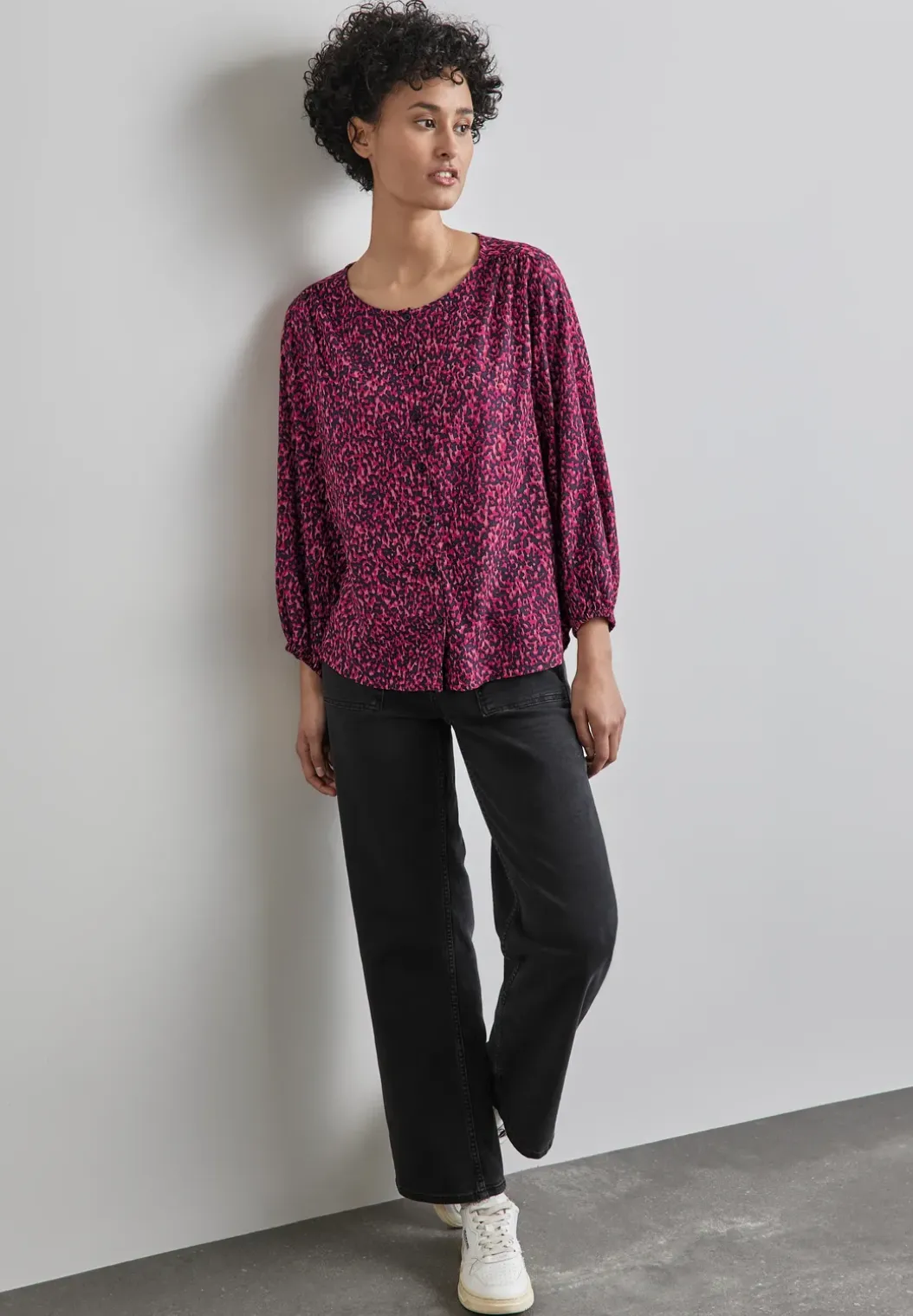 Bedrukte blouse