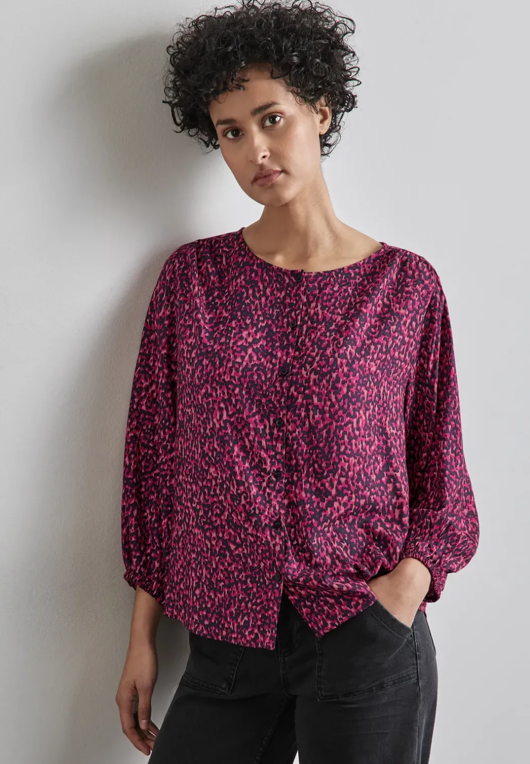 Bedrukte blouse
