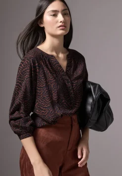 Bedrukte blouse
