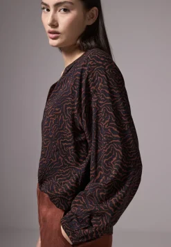 Bedrukte blouse