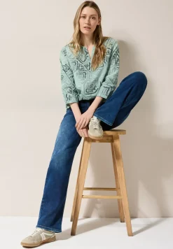 Bedrukte blouse