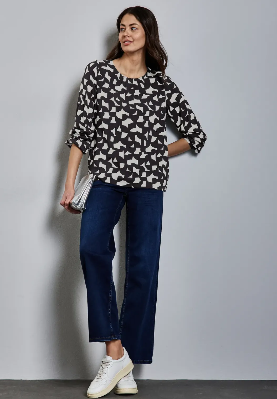 Bedrukte blouse