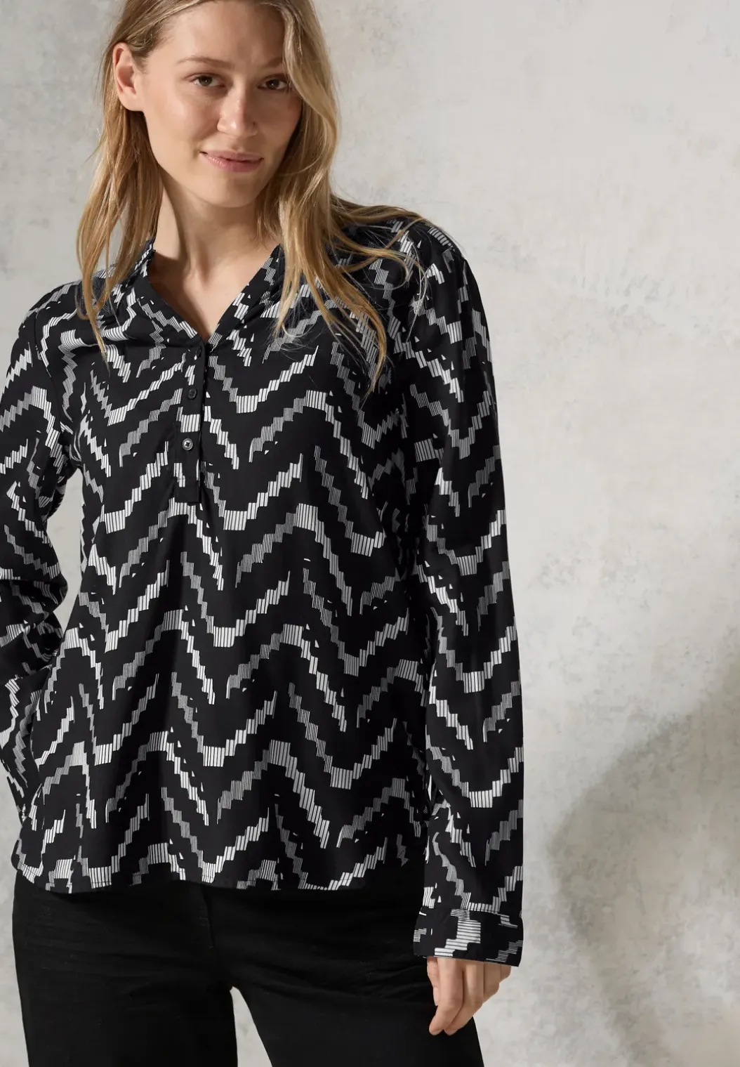 Bedrukte blouse
