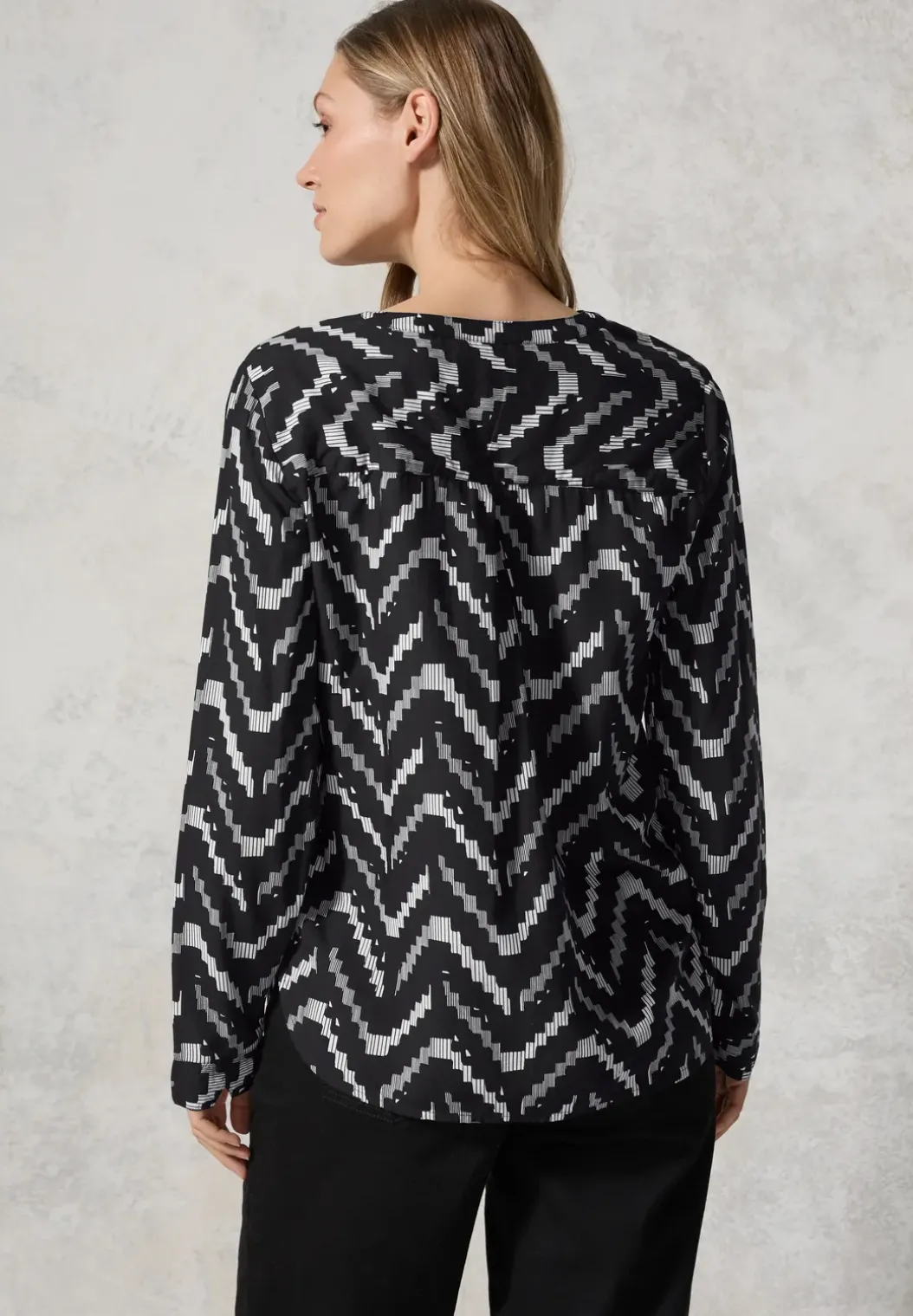 Bedrukte blouse