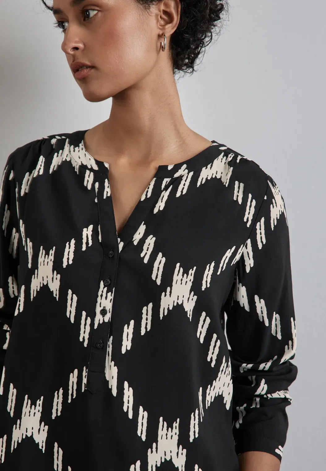 Bedrukte blouse