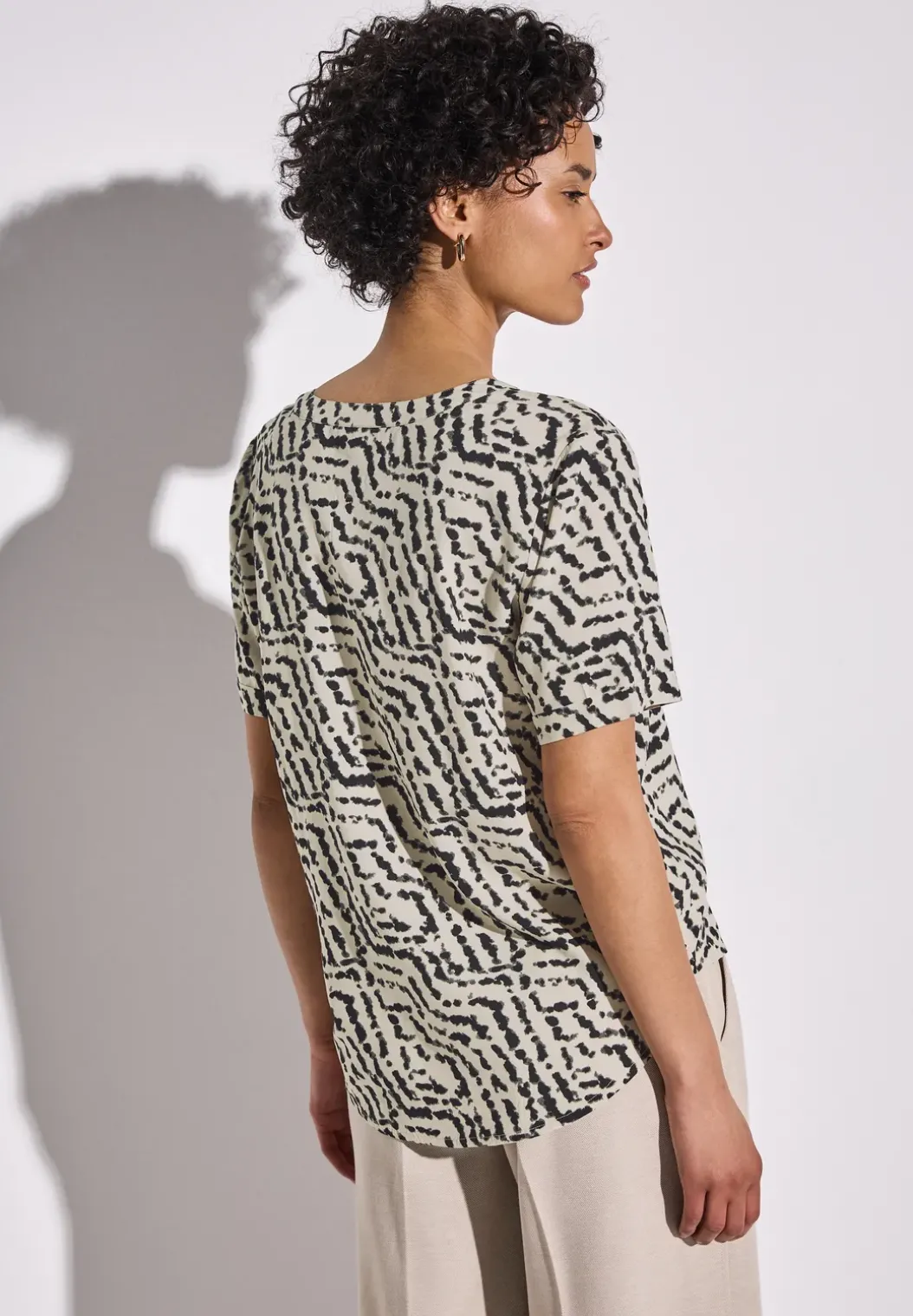 Bedrukte blouse