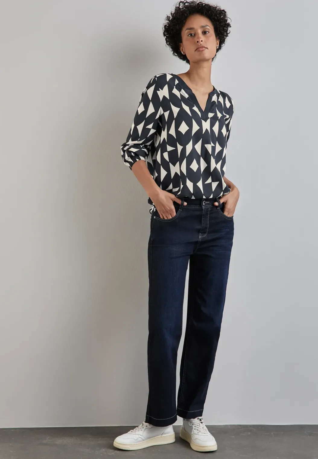 Bedrukte blouse