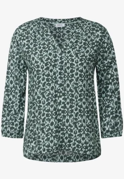 Bedrukte blouse met glitter