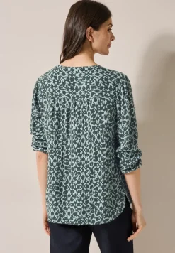 Bedrukte blouse met glitter