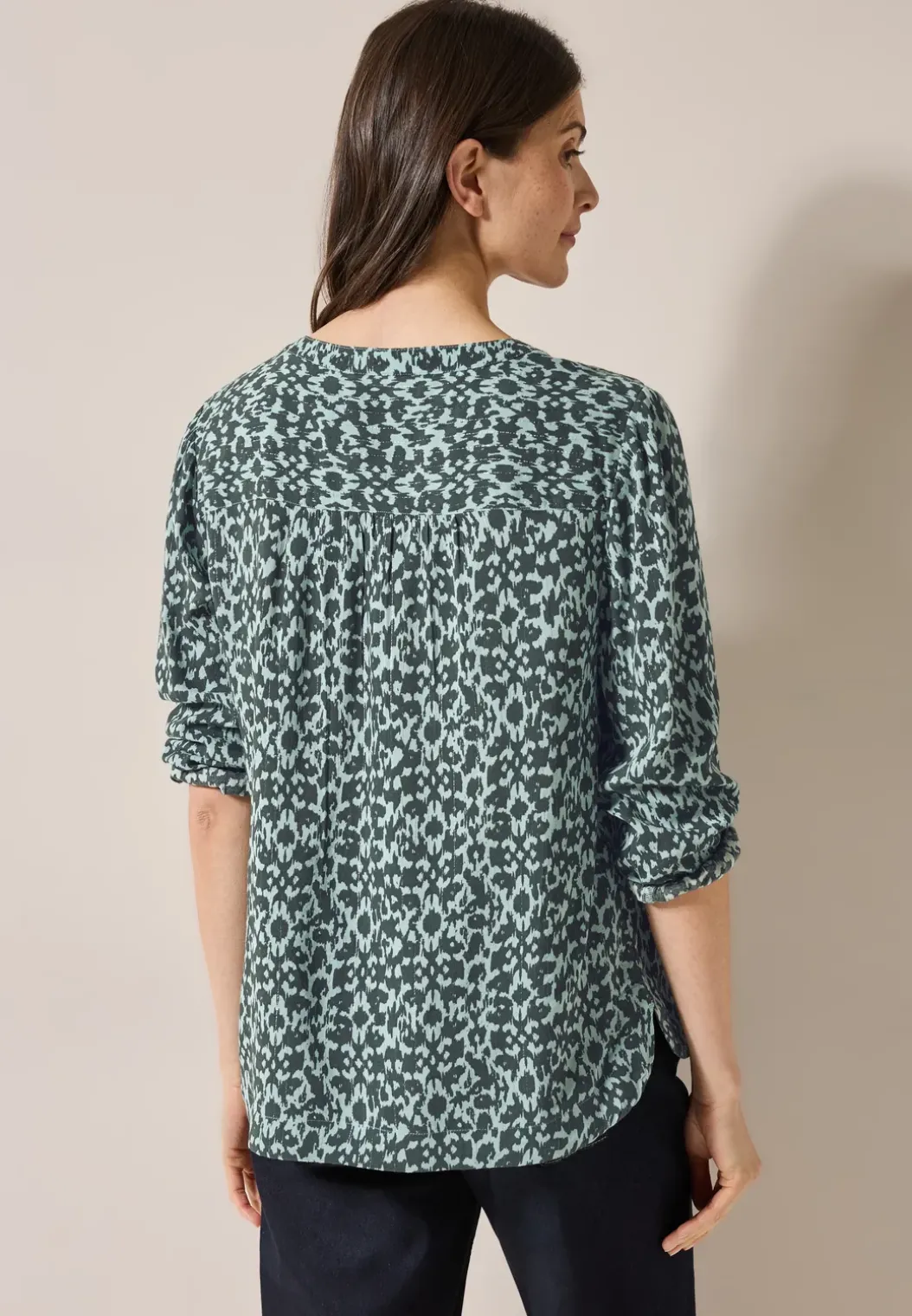 Bedrukte blouse met glitter