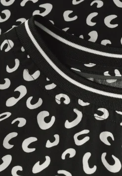 Bedrukte blouse met tape details