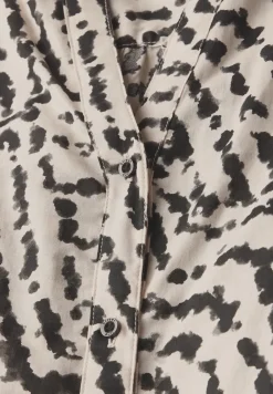 Bedrukte blouse met taping details