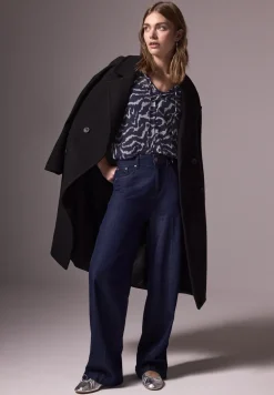 Bedrukte chiffon blouse