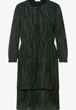 Bedrukte chiffon jurk