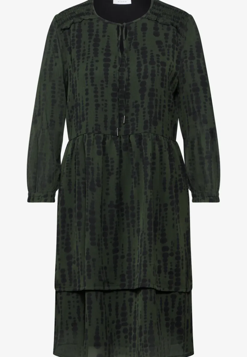 Bedrukte chiffon jurk