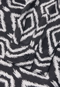 Bedrukte lange blouse