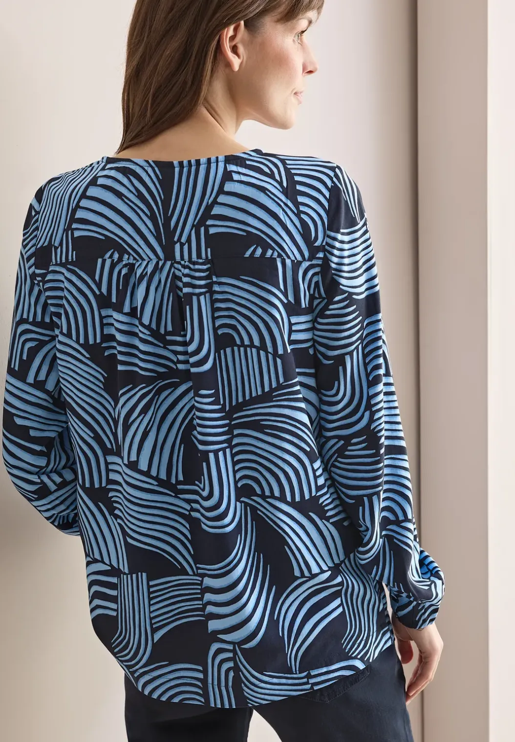 Bedrukte blouse