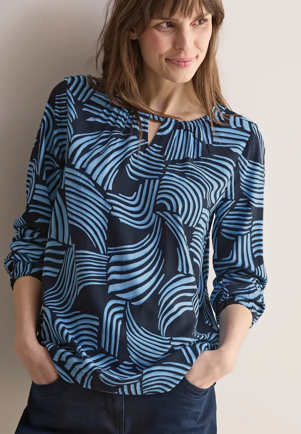 Bedrukte blouse