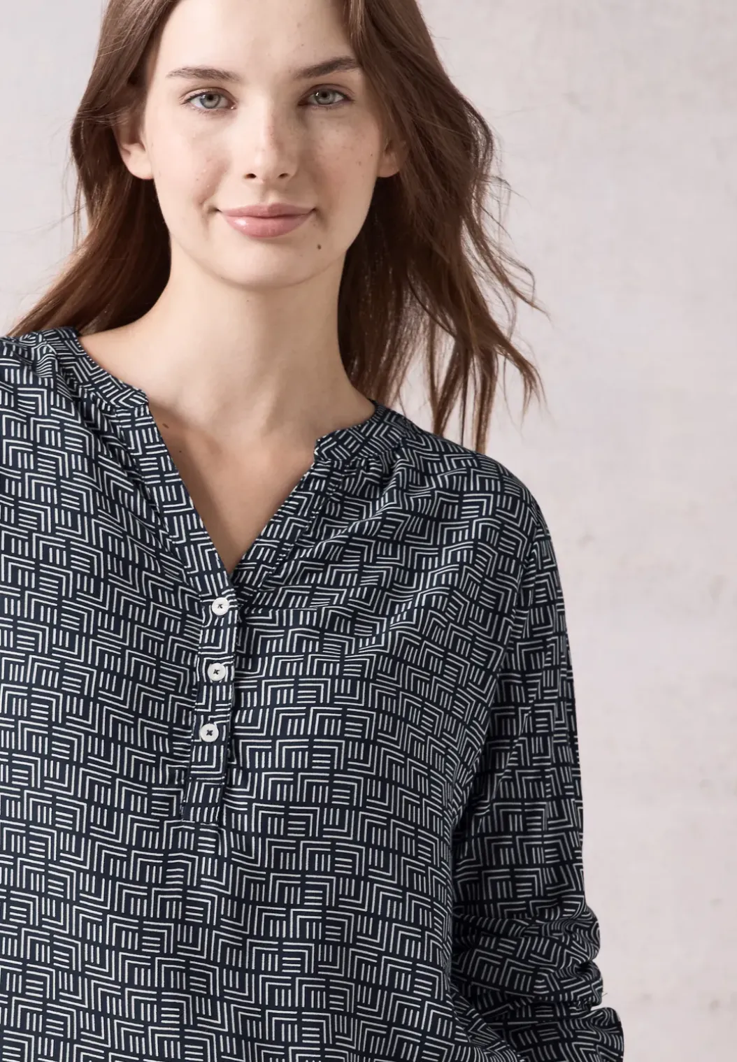 Bedrukte blouse