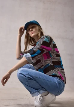 Bedrukte blouse